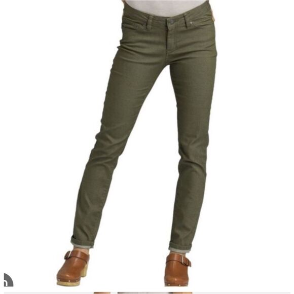 prAna Women's Kayla Skinny Jeans Evergreen Size 10 NEW - Picture 1 of 7